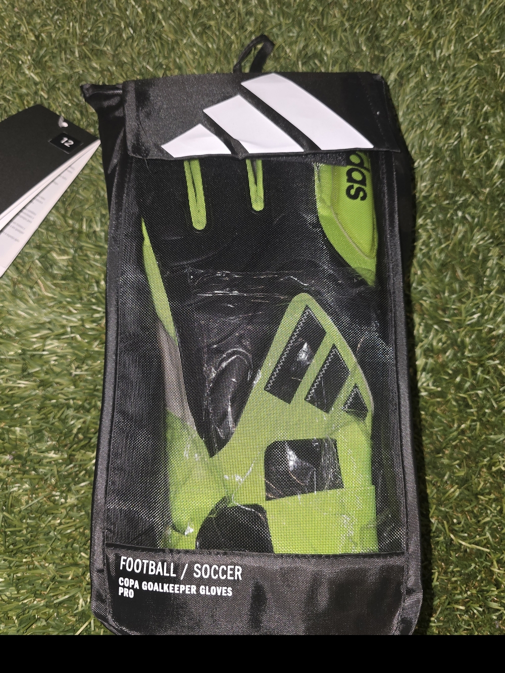 Adidas Copa Pro Goalkeeper Gloves - Neon Green & Black